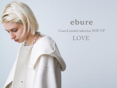 ebure Coat Limited selection POPUP “LOVE”