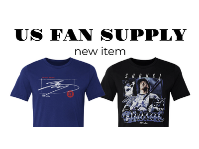US FAN SUPPLY、大谷翔平選手の新作デザインTシャツを予約販売開始(9/1~9/7限定)