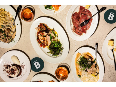 ドイツと日本の食文化を高次元で融合させたメニューを提供するCAFE & BAR B（カフェ・アンド・バー　ビー）。麻布台ヒルズ「FREUDE by BMW」内に6月1日（土）オープン