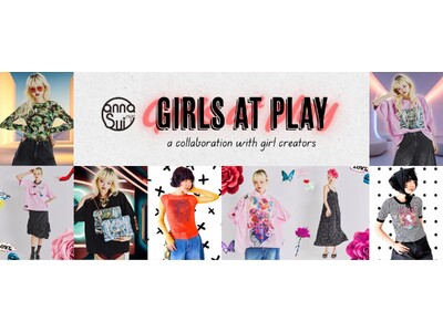 anna sui nyc、が新プロジェクト「GIRLS AT PLAY」を始動、女性クリエイターとのコラボレーション第一弾を公開