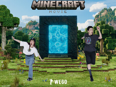 世界的人気ゲーム「マインクラフト」初の実写映画『マインクラフト／ザ・ムービー』公式ライセンスアイテムの発売が決定！