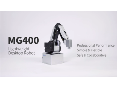 GRIPS、小型デスクトップタイプの垂直多関節産業ロボットDobot MG400の販売を開始  --- 株式会社GRIPS2021年10月18日