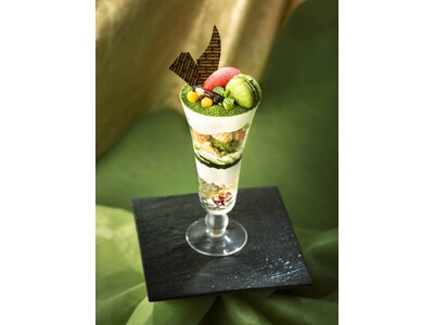 コロンバン原宿サロン「新緑のパフェ」を4月17日から期間限定販売