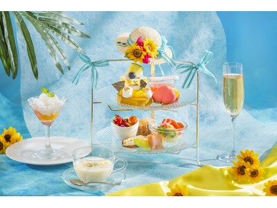 コロンバン原宿サロンでリゾート気分を味わう「サマーフルーツアフタヌーンティー」