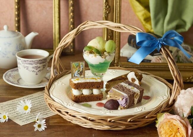 【Afternoon Tea】ルノワールの名画から着想！“シャインマスカットと洋梨のパフェ”など、秋スイーツとアートを盛り込んだアフタヌーンティーを新発売