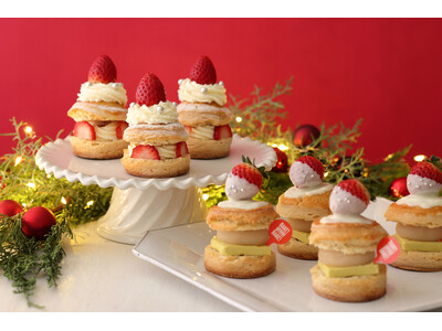 【BAKERS gonna BAKE】甘酸っぱい苺のスコーンサンドなど“クリスマス限定スコーン”や、パリパリチョコの新食感ミルクティー