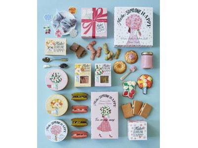【Afternoon Tea】桜やいちごを楽しむ「Sweets & Tea Gift」、お花のブーケや桜を描いた春限定パッケージで新発売