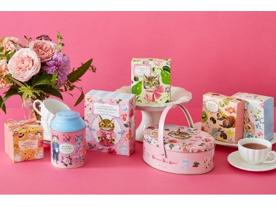 【Afternoon Tea】”AUTUMN TEA PARTY”をテーマにナタリー・レテが描いた秋限定デザイン！秋の紅茶と焼き菓子