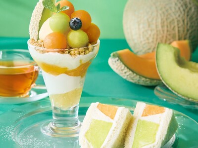 【Afternoon Tea】メロン2種を贅沢に使った「メロンづくしのスイーツプレート」を発売!4店舗限...