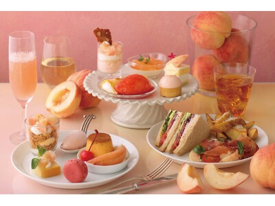 【キハチ 青山本店】甘く芳醇な桃を楽しむ夏限定アフタヌーンティーを発売！ぷるんと食感のジュレ入り白桃パフェなど、桃スイーツを提案