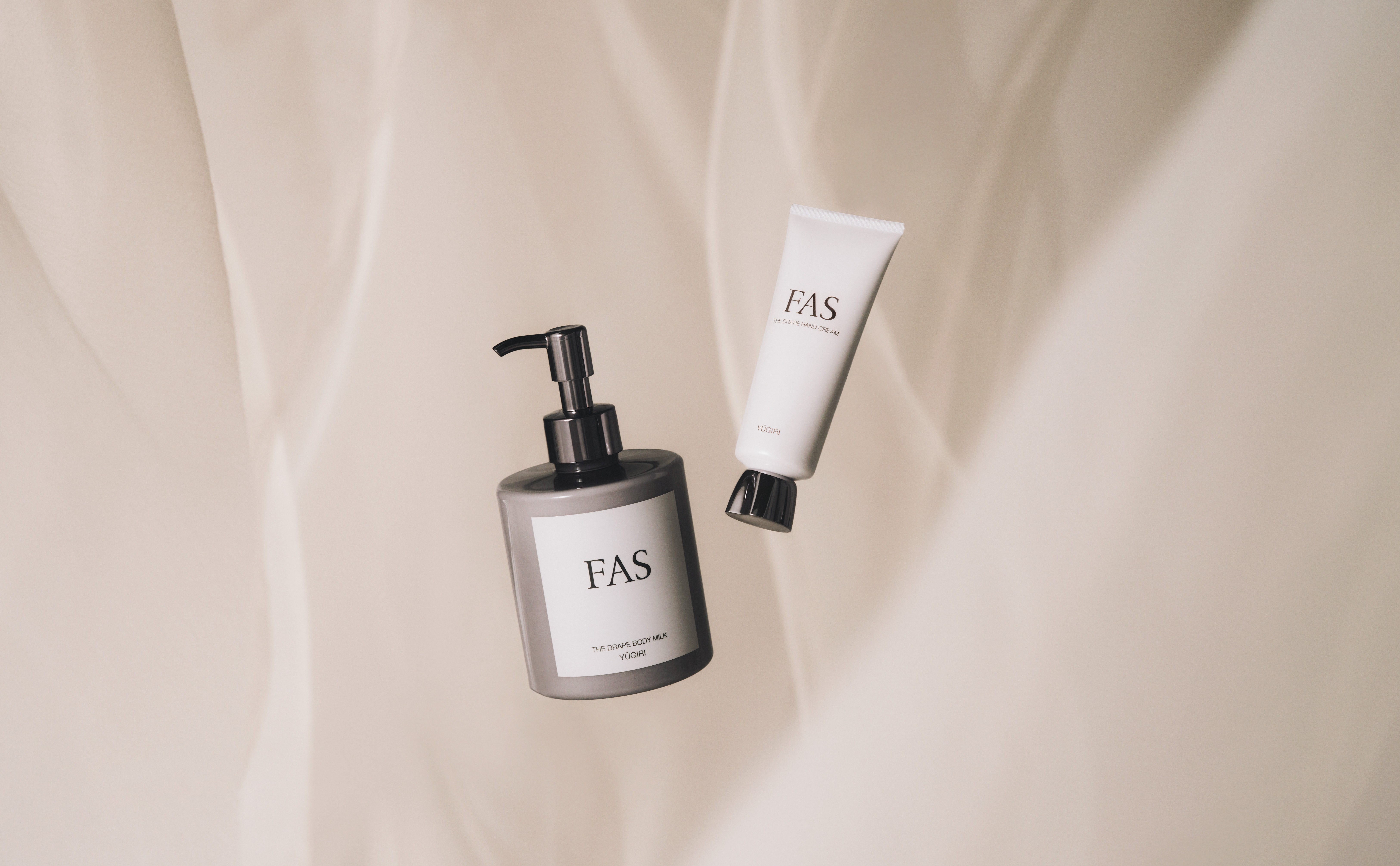 発酵エイジングケア*¹ブランド「FAS」から新たに誕生する「FAS ザ ドレープ シリーズ」-幻の国産繭から抽出したシルクエキス*²で潤いを身にまとうボディミルクとハンドクリームが新登場