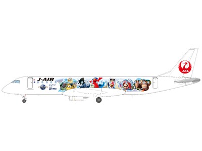 特別塗装機「ドンキーコング・カントリー オープン記念　JAL×ユニバーサル・スタジオ・ジャパン ジェット2」が国内線に就航