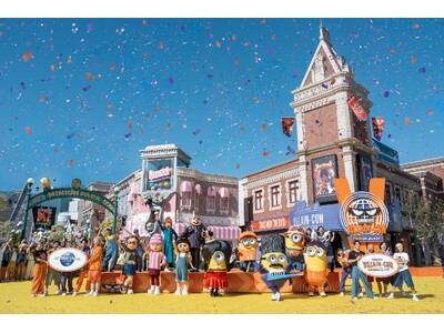 ミニオンが“やっちまった！”あのハチャメチャ体験がもっと広がるエリア拡張する『ミニオン・パーク』を報道陣に初披露開業前日プレスプレビュー＆セレモニー開催