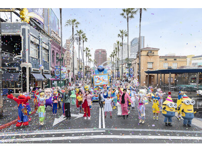 ユニバーサル・スタジオ・ジャパン ２５周年 “Discover U!!!”パーク中が“お祭り騒ぎ”!!２５周年開幕セレモニー、本日開催