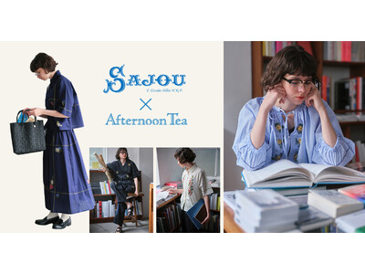 パリ発手芸ブランド「Maison SAJOU」と第二弾コラボレーションやわらかな色彩の花々をまとう、刺繍アパレルコレクション登場