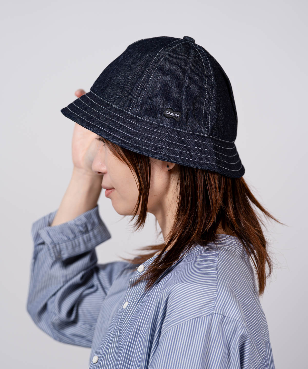 日本製帽子ブランド『CAMURI』、初のデニム素材を採用した「メトロハット」を…