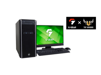 G-GEAR、TUF Gamingの高性能パーツを搭載したゲーミングパソコン