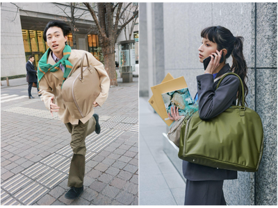 Awwの人気ボストンバッグに、廃漁網を再生したナイロンモデルが登場！週末旅行から日常まで活躍するバッグ＆スタンドポーチ