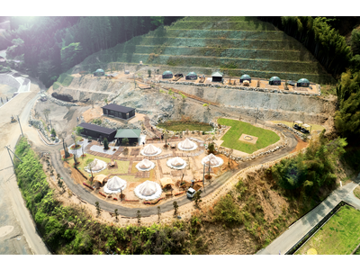 九州北部豪雨からの復興。福岡県朝倉市にグランピング施設『杷木松末アウトドアヴィレッジ』をオープンしました。