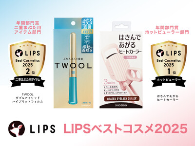 美容・コスメ好きなユーザーが選ぶ「LIPSベストコスメ2025」今年も「はさんであがるヒートカーラー」「...