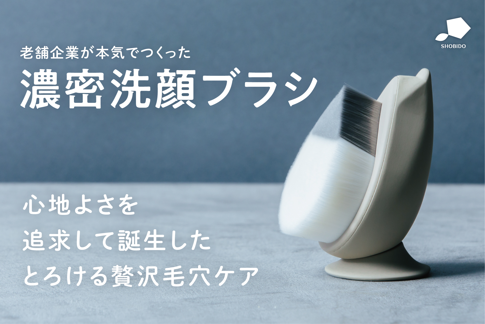 老舗企業が本気で作った濃密洗顔ブラシ「リッチホイップブラシ」アップデート版を応援購入サービスのMakuake (マクアケ)から先行発売