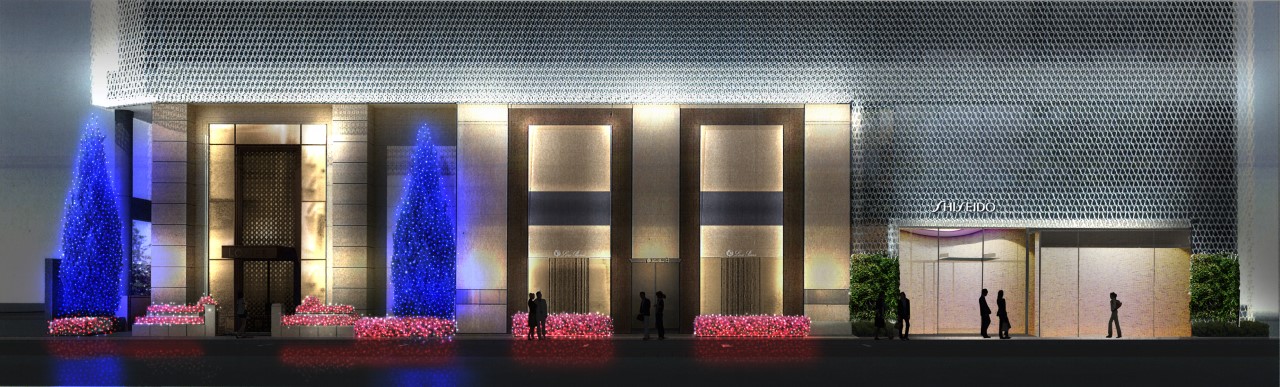 2022年 銀座を彩る「資生堂 冬のイルミネーション」を点灯　～感謝と希望をテーマにした、ブルーイルミネーション～