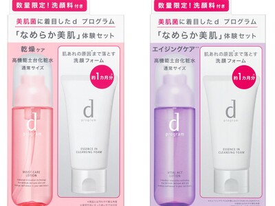 敏感肌研究50年のｄプログラム。敏感肌用化粧水に、洗顔料付きの「なめらか美肌」体験セット発売　～2023年7月21日（金）企業・数量限定発売～