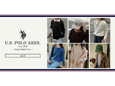 【Re:EDIT（リエディ）別注】U.S. POLO ASSN.の刺繍ポイントケーブルニットがRe:EDIT公式サイトにて、10月1日（火）12時より先行販売開始！