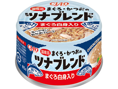 いなばペットフード　猫ちゃん用「CIAO まぐろ・かつおのツナブレンド」缶を新発売！