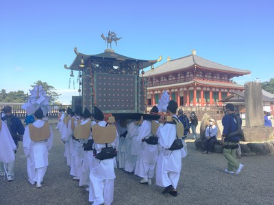 ～ ニューノーマル時代の祭事のかたち ～ 58年ぶりに復活した奈良・氷室神社の神事をパワードウェアでサポート