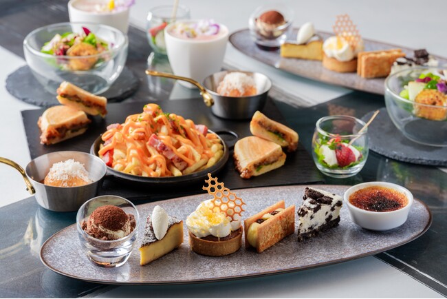 ハイアット セントリック 金沢 | チーズが奏でるスイーツとセイボリーで、世界を巡る春のひととき「世界を旅するチーズアフタヌーンティー 第2章」