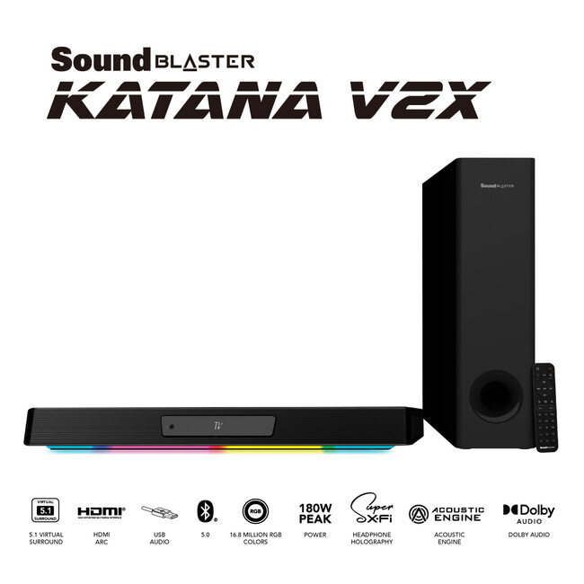 PCR\[ Q[@ł̃Q[~O V[pt TEhRGBCeBOōʂQ[~O TEho[ Sound Blaster Katana V2̉ʃfoI
