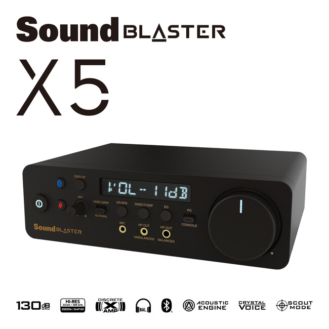 Sound Blaster̃fADAC  fAXAMPwbhz oCAvɂtoX݌vŁAwbhzł̍nC]Đ\USB DACAv̍ŏʃfo