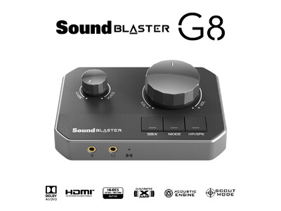 Sound Blaster G8 ［直販先行販売］/ Creative BT-W6 ［直販限定］　発売のお知らせ