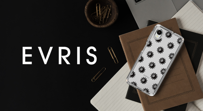 自分らしさをデザインできるプレイグラウンド“CASEPLAY”にて、ファッションブランド「EVRIS」のスマートフォンケースが登場！