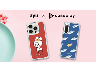 SNSで人気のクリエイター「ayu」のスマートフォンケースが、“機種×コンテンツ×デザイン”で豊富なスマホアクセサリーを取り揃えるcaseplayから登場！