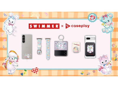 スマホアクセサリーショップcaseplayから、SWIMMER第２弾のアートパネルスピーカー、スマートグリップスタンドなど全7アイテムが新登場！