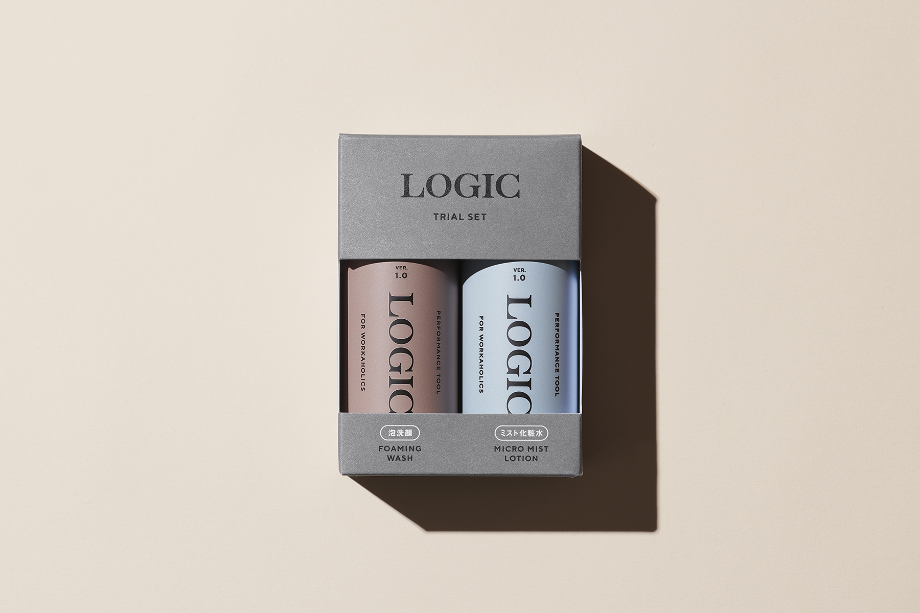 『LOGIC』から、手軽にミニマル・スキンケアを体験でき、持ち運びにも便利な7日分のトライアルセットが発売