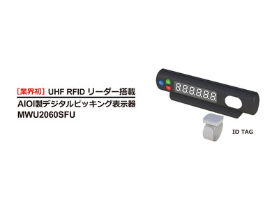 【新製品】業界初 RFIDリーダー搭載のデジタルピッキング表示器を発表