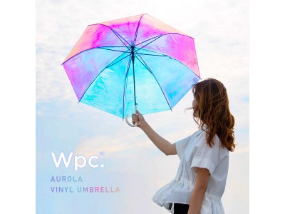 Wpc.(TM)より見るたびに表情が変わるオーロラビニール傘を発売開始。