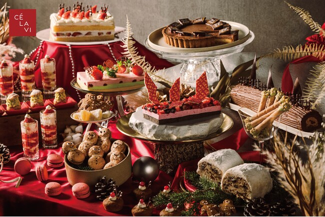 【CE LA VI TOKYO】冬の歓びを集めて、香りと甘さがほとばしるクリスマスデザートブッフェが12月1日(月)スタート！