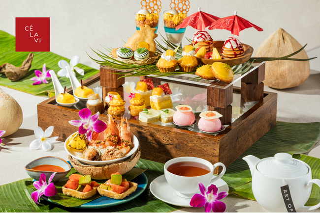 【CE LA VI TOKYO】渋谷の中心で楽しむ”常夏のご褒美”「HAWAIIAN AFTERNOON TEA」が6月23日(火)スタート!