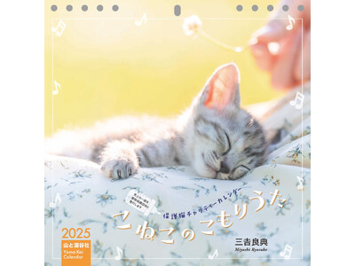 保護猫写真家・三吉良典さんのチャリティーカレンダー第２弾。卓上版カレンダー『保護猫チャリティーカレンダー...
