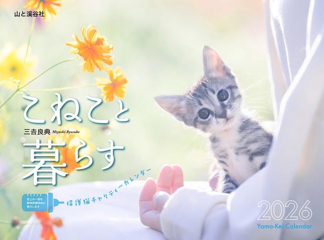 プレスリリース「全国の“保護猫活動”を応援するチャリティーカレンダー『こねこと暮らす』が発売！」のイメージ画像