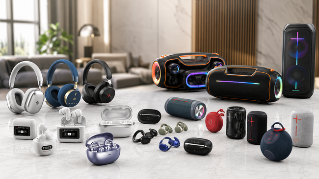 MICRODIA、ワイヤレスヘッドホン・TWS/OWSイヤホン・Bluetoothスピーカーなど音響製品を日本市場向けに提案開始