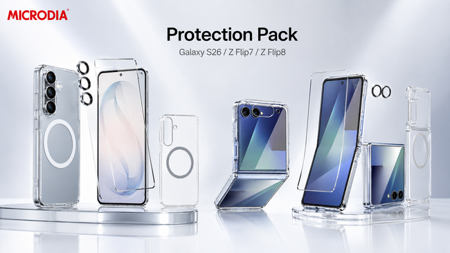 Galaxy S26・Z Flip・Z Foldの保護を一括提案。MICRODIAがケース・画面