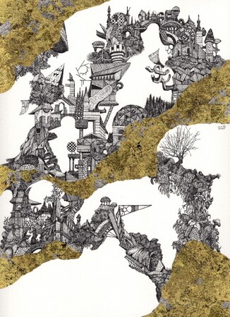 プレスリリース「【京都 蔦屋書店】建築家と作家ふたつの顔を持つ、光嶋裕介のドローイング・版画展「幻想都市風景2025 KYOTO」を5月20日（火）より開催。」のイメージ画像