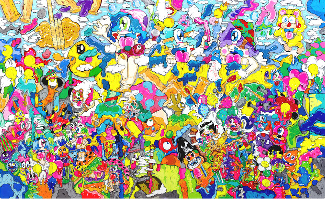 【銀座 蔦屋書店】ZOE 個展「Dropout’s Heroes」6月7日（土）より開催。抑圧的な社会システムに対する反抗をポップでカラフルな表現で視覚化する。