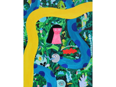【CCCアートラボ】6月1日（木）より横浜マリンタワーにて、岡田杏里の個展『目をつぶって、本のように 地層を開く』を開催。現実と幻想、現代性と土着性をテーマにした世界を表現