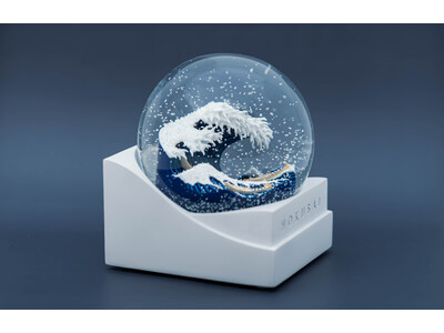 【銀座 蔦屋書店】石田兵衛の大胆にして繊細な球体の小宇宙「アートグローブ 富嶽三十六景 神奈川沖浪裏」を、どこよりも早く12月27日（水）より販売開始。